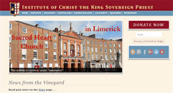 Desktop Screenshot of institute-christ-king.ie